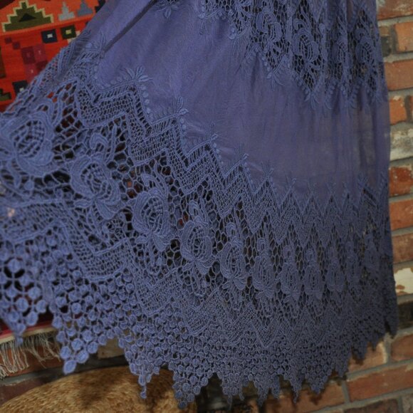 ASOS SHEER Lace Short Sleeve Maxi Dress EUR 38, US 8 - Picture 11 of 13